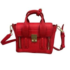 3.1 Phillip Lim Pashli Mini Satchel Red